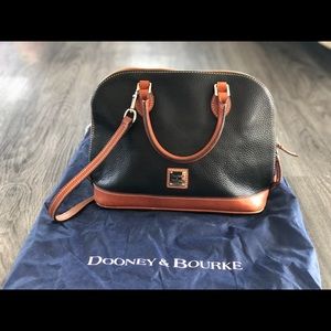 Dooney & Bourke pebble leather dome bag